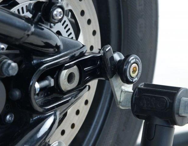 R&G CR0067BK Cotton Reels Bobbins Offset Zwart Triumph BONNEVILLE BOBBER 17- / STREET CUP 17- - Afbeelding 2