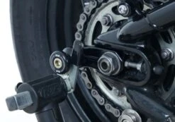 R&G CR0067BK Cotton Reels Bobbins Offset Zwart Triumph BONNEVILLE BOBBER 17- / STREET CUP 17-