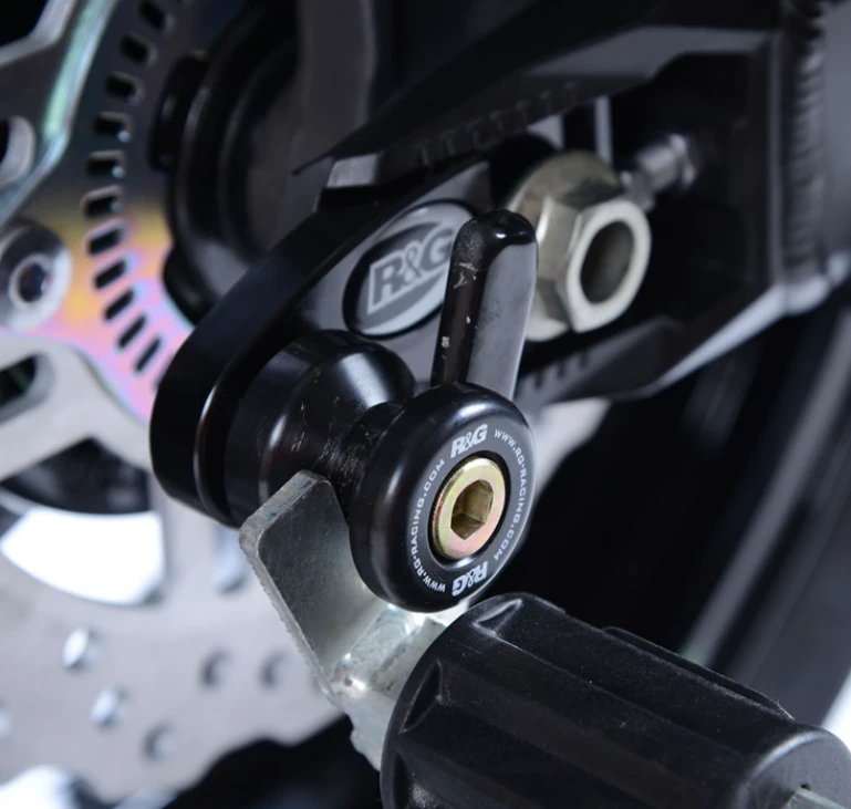 R&G CR0058BK Cotton Reels Bobbins Offset Zwart Kawasaki Z900 17-