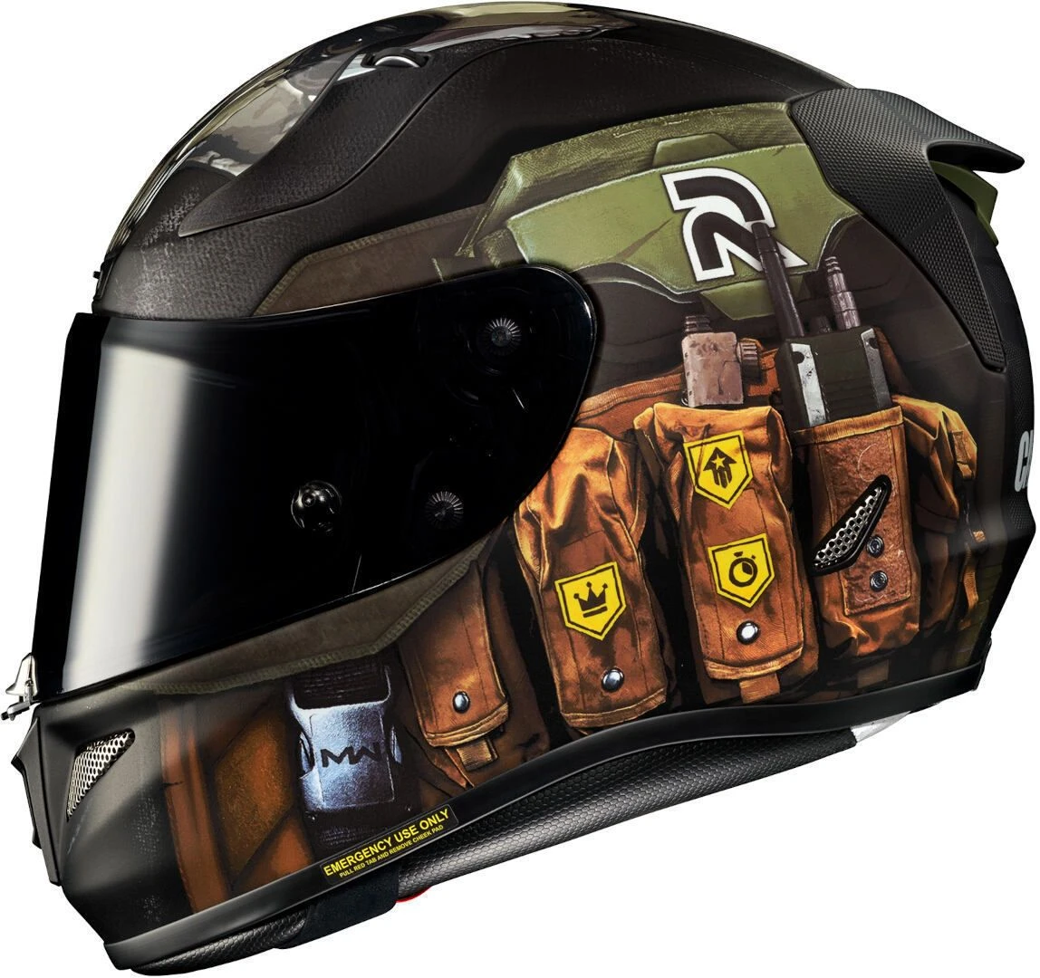 HJC RPHA 11 Ghost Call Of Duty Motorhelm - Afbeelding 5