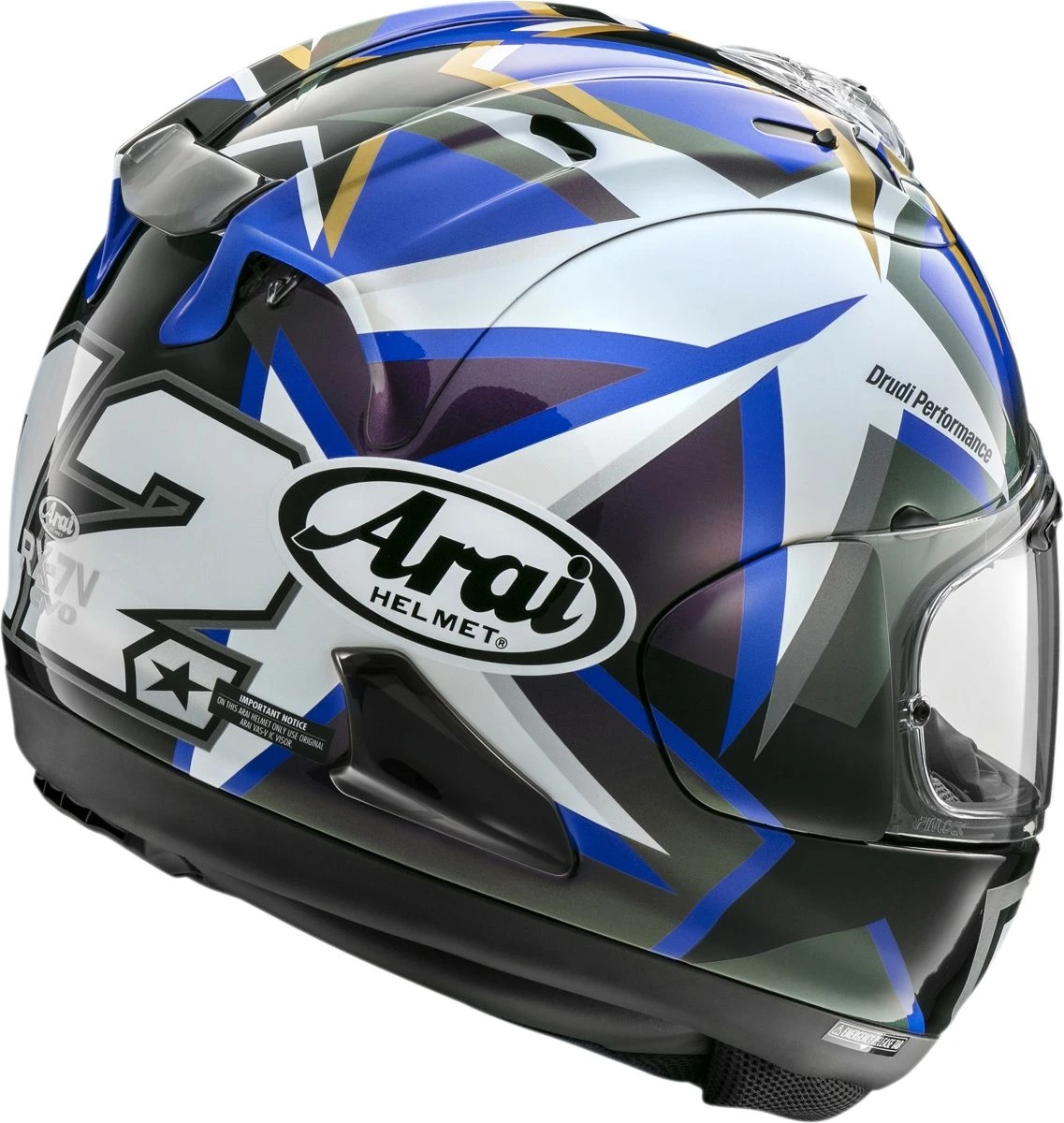 Arai RX-7V Evo Maverick Star Motorhelm - Afbeelding 2