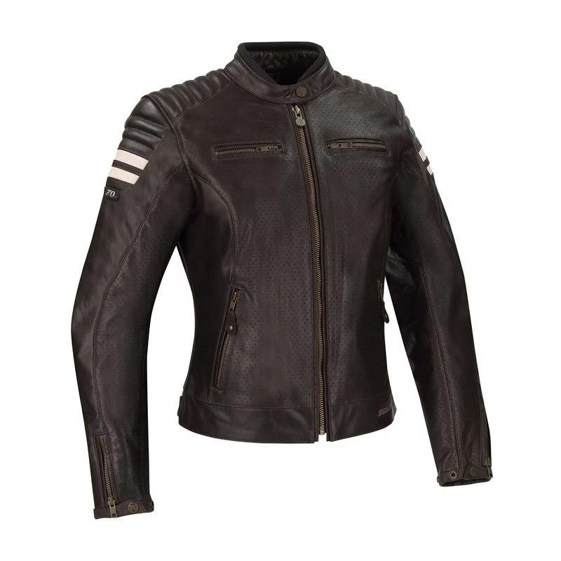 Segura Lady Stripe Perfo Motorjas - Afbeelding 3